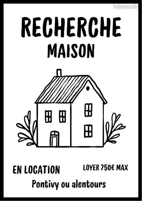 Maison à louer, 60m², Pontivy