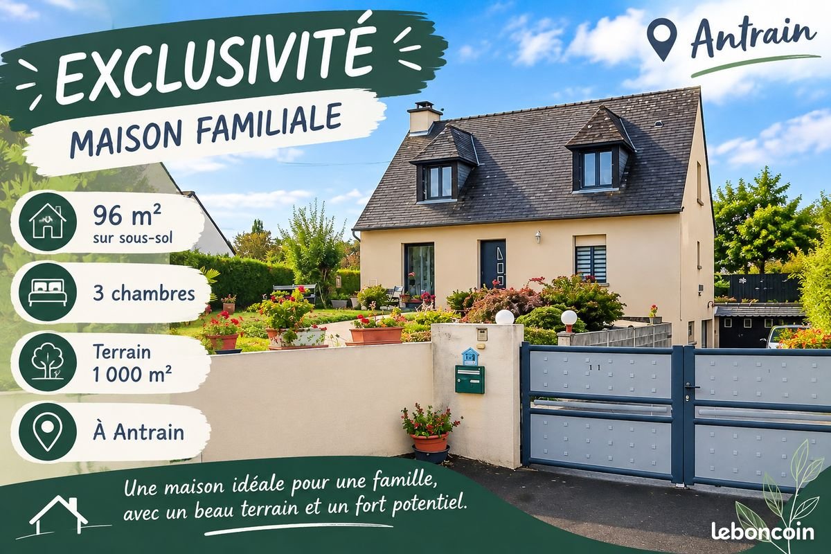 Maison à vendre, 96m², Val-Couesnon