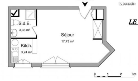 Appartement à louer, 25m², Le Plessis-Robinson