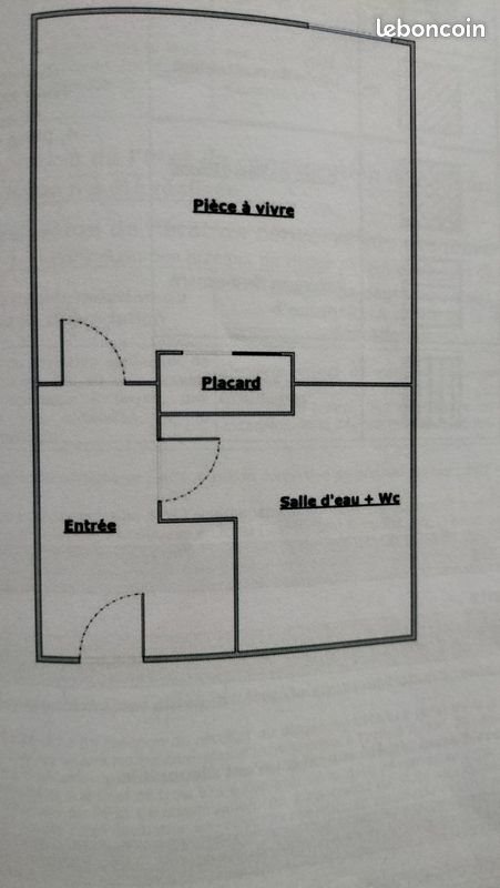 Appartement à louer, 17m², Caen