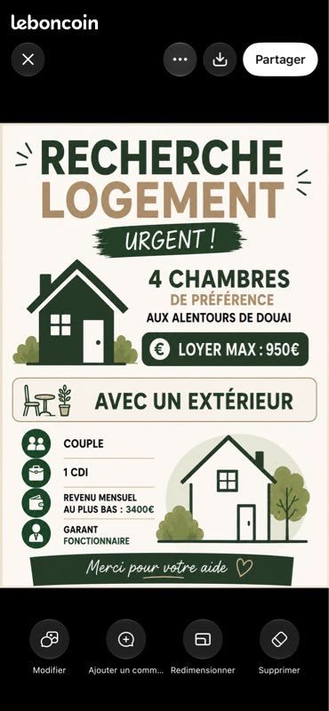 Maison à louer, 65m², Douai