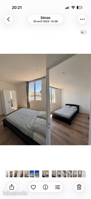 Appartement à louer, 55m², Sénas