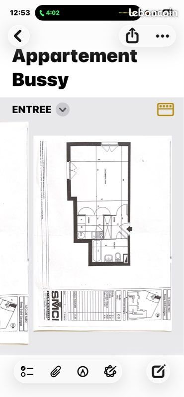 Appartement à vendre, 31m², Bussy-Saint-Georges