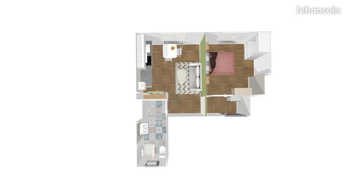 Appartement à louer, 30m², Saint-Nazaire