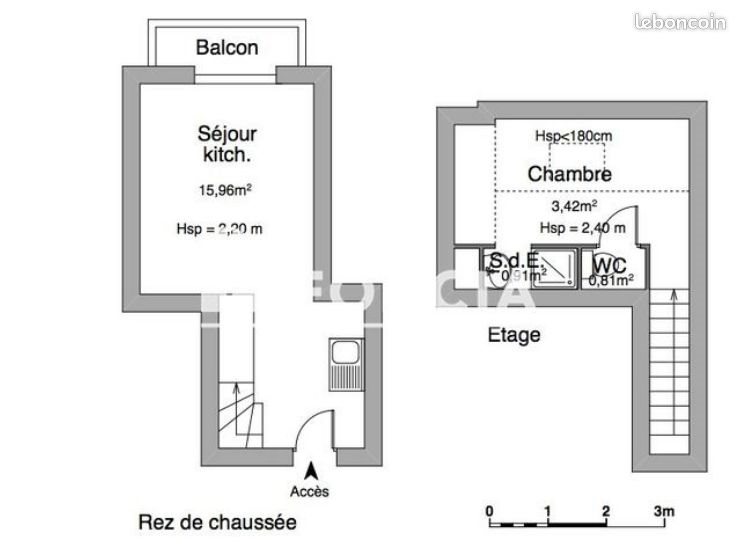 Appartement à louer, 22m², Caen
