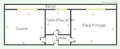 Appartement à vendre, 20m², Gennevilliers