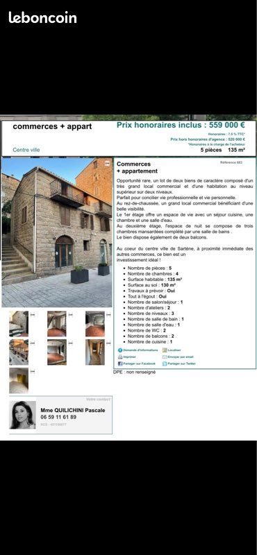 Maison à vendre, 135m², Sartène