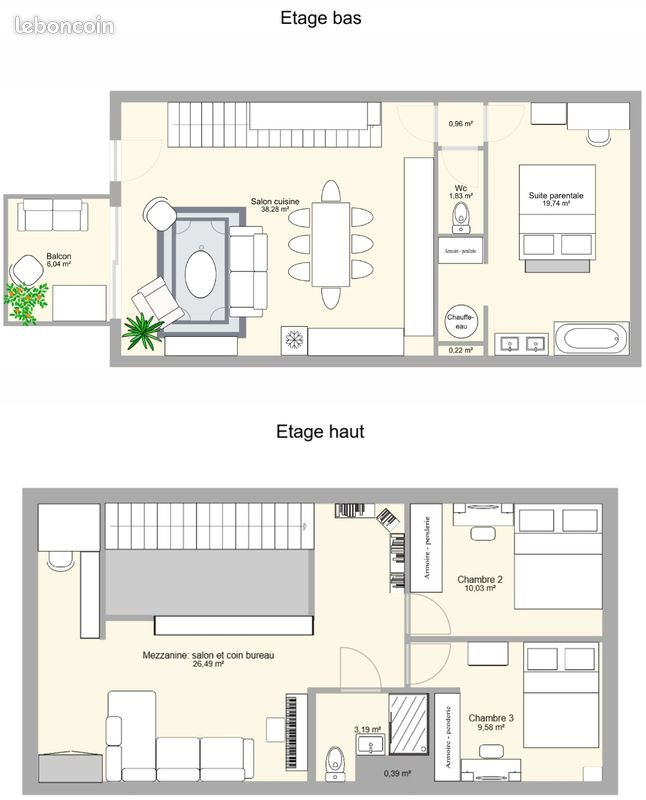 Appartement à louer, 106m², Toulouse