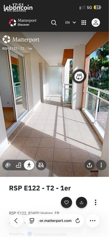 Appartement à louer, 43m², Hyères