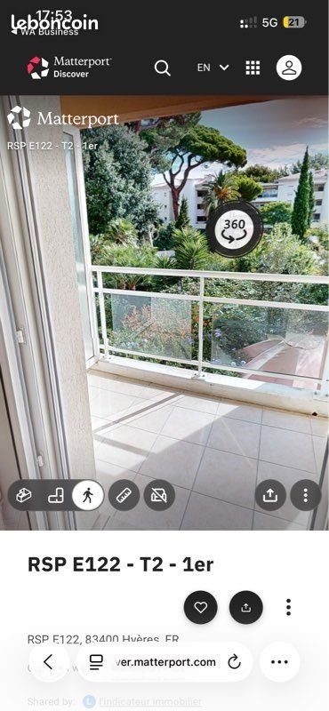 Appartement à louer, 43m², Hyères