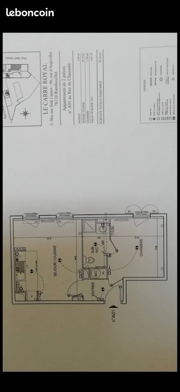 Appartement à vendre, 40m², Rambouillet