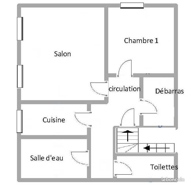 Appartement à vendre, 45m², Agen