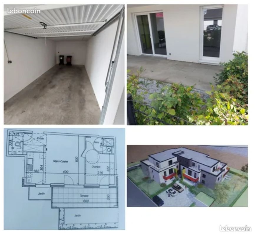 Appartement à louer, 47m², Kaltenhouse