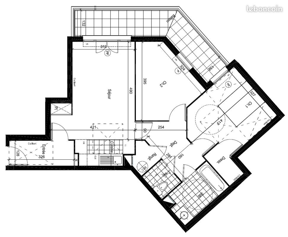 Appartement à louer, 62m², Mantes-la-Jolie