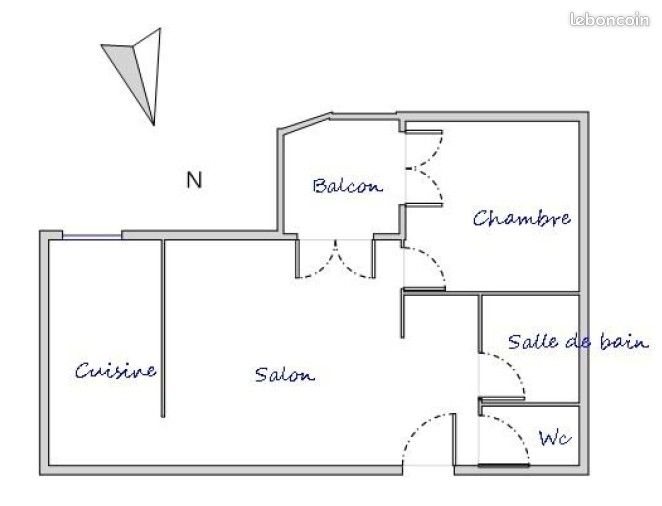 Appartement à vendre, 44m², Pau