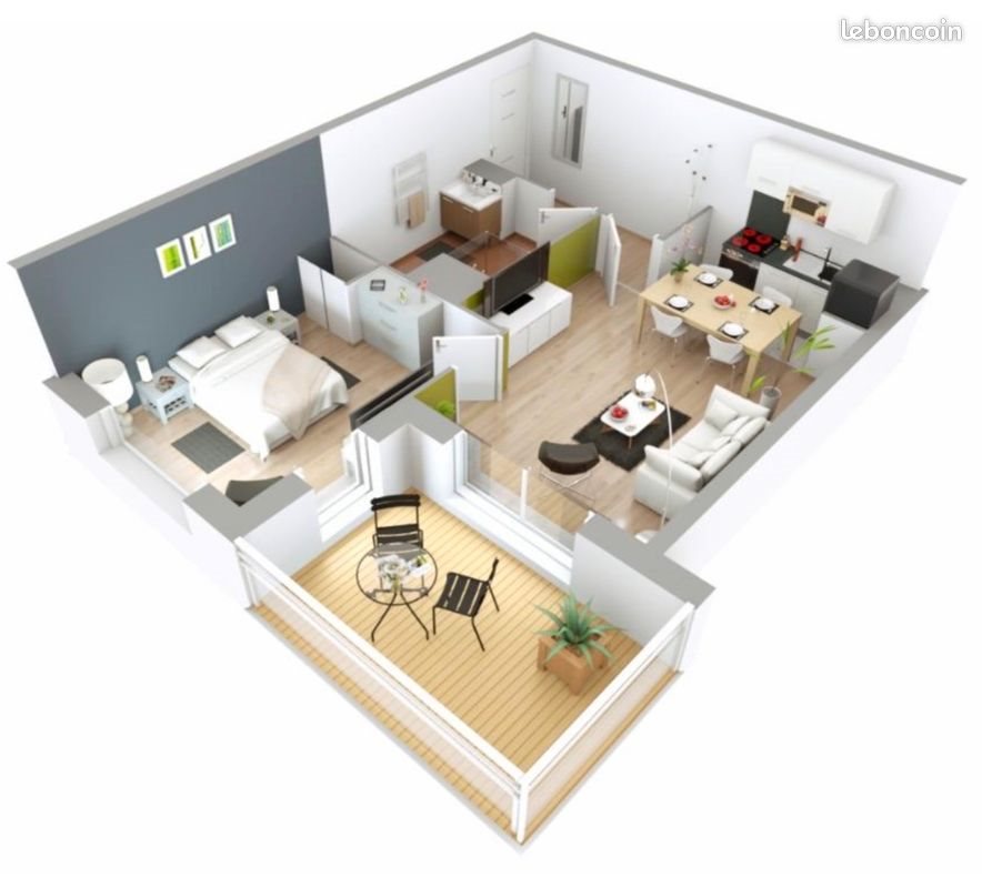 Appartement à louer, 42m², Colombes