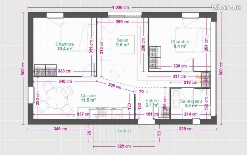 Appartement à louer, 35m², Juvisy-sur-Orge