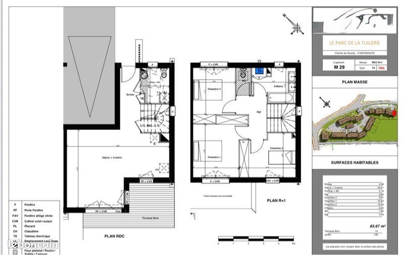 Maison à louer, 84m², Bouloc