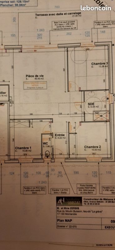 Maison à louer, 95m², Montendre
