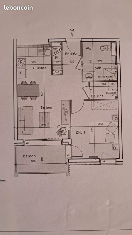 Appartement à louer, 44m², Embrun