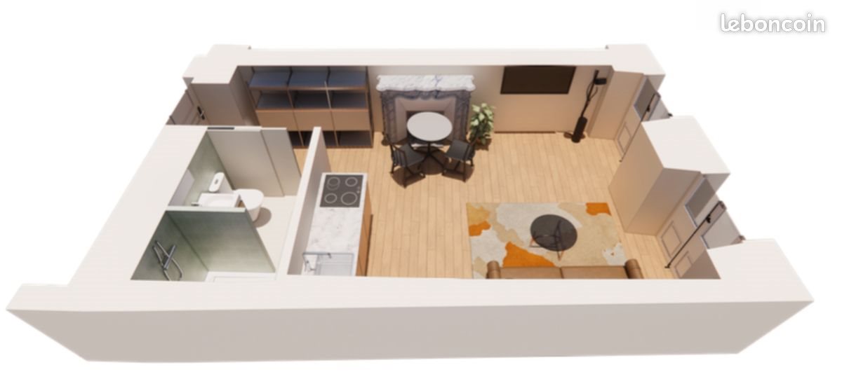 Appartement à vendre, 23m², Auch