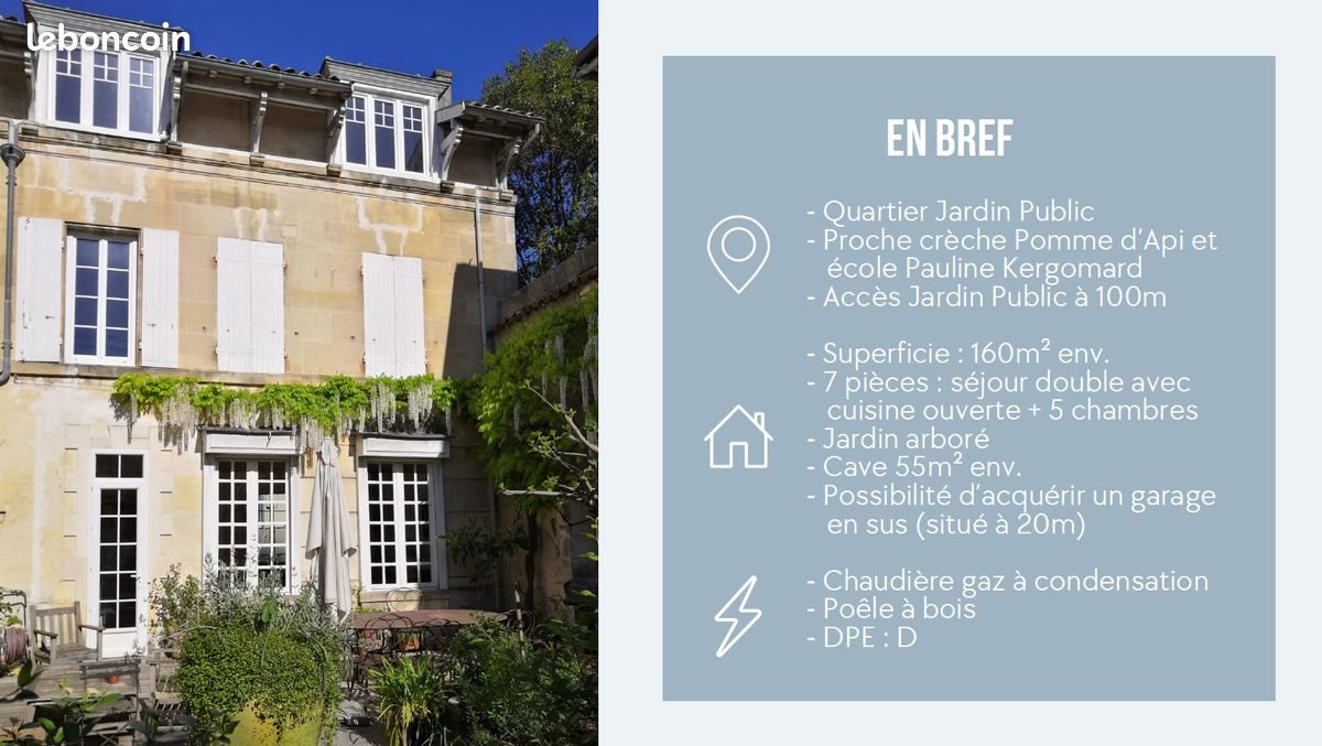 Maison à vendre, 160m², Cognac