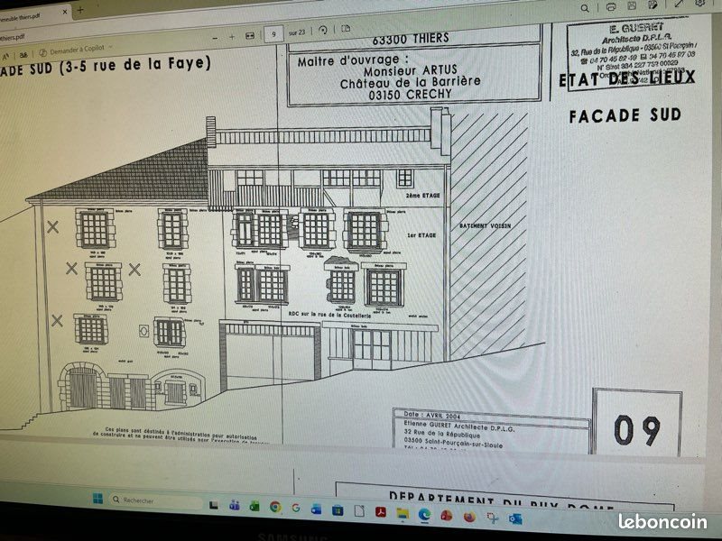 Appartement à vendre, 1000m², Thiers