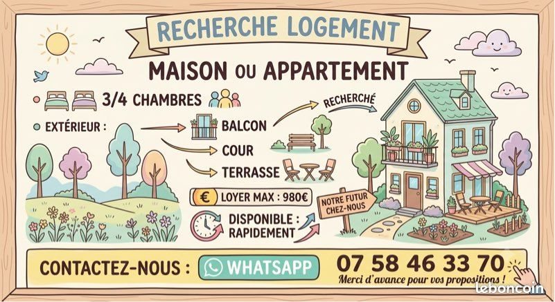 Appartement à louer, 70m², Le Havre