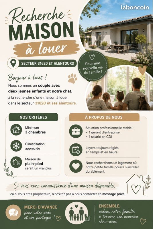 Maison à louer, 100m², Fronton
