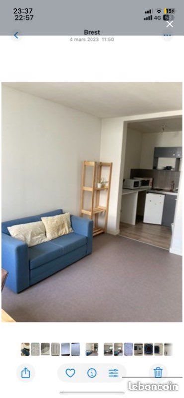 Appartement à louer, 25m², Brest