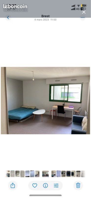 Appartement à louer, 25m², Brest