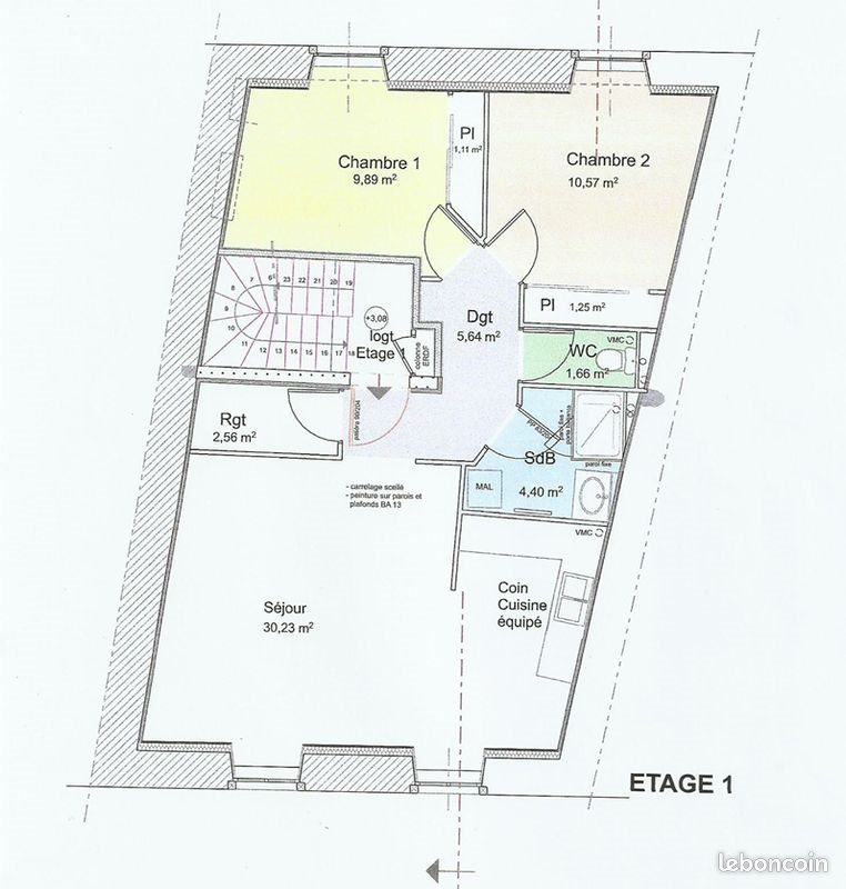 Appartement à louer, 67m², Ambert