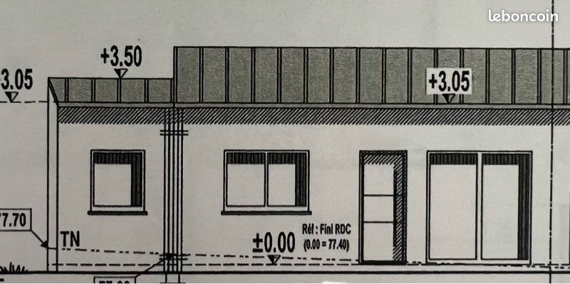 Maison à louer, 68m², Péaule