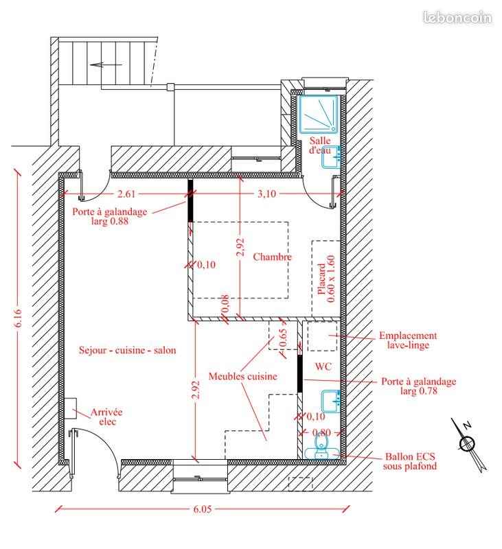 Maison à louer, 36m², Saint-Amand-Montrond