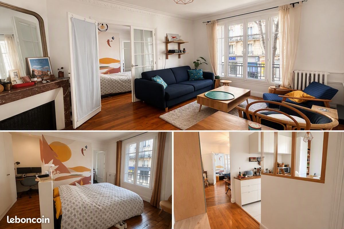 Appartement à louer, 48m², Paris 19ème