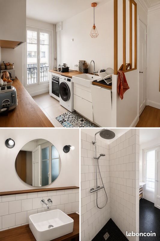 Appartement à louer, 48m², Paris 19ème