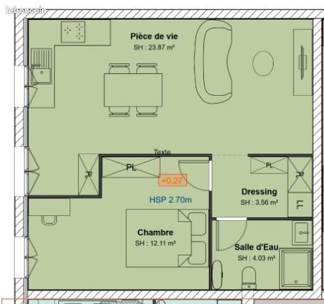 Appartement à vendre, 43m², Belin-Béliet
