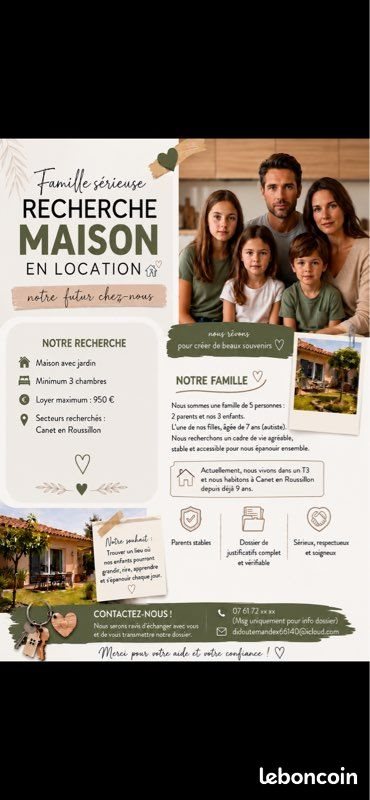Maison à louer, 80m², Canet-en-Roussillon