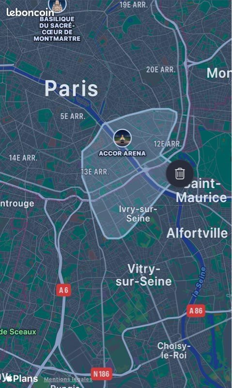 Appartement à louer, 18m², Paris 13ème