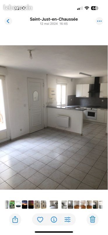 Maison à louer, 68m², Saint-Just-en-Chaussée