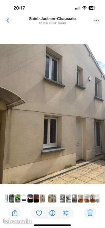 Maison à louer, 68m², Saint-Just-en-Chaussée