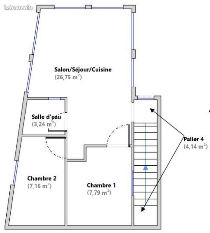 Appartement à vendre, 49m², Le Cannet