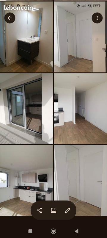 Appartement à louer, 42m², Melesse