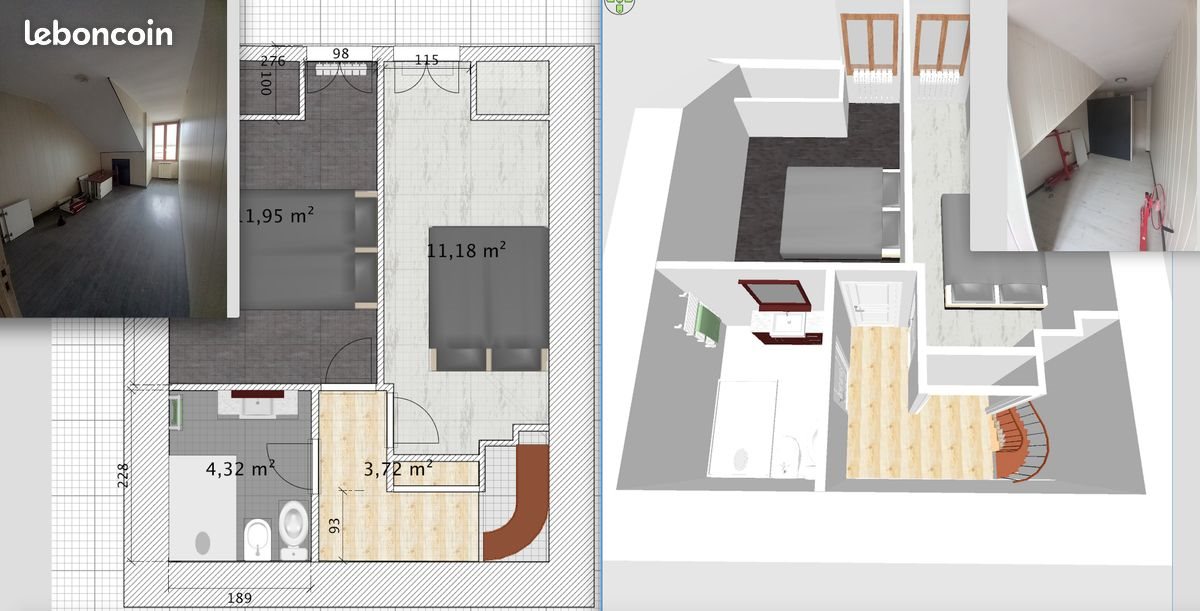 Maison à louer, 90m², Carhaix-Plouguer