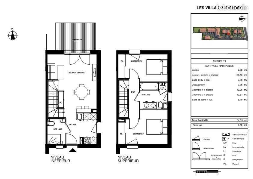 Maison à louer, 64m², Parempuyre