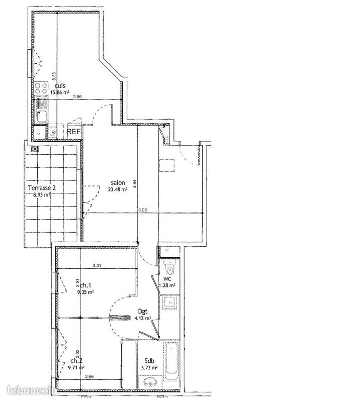 Appartement à louer, 70m², Décines-Charpieu
