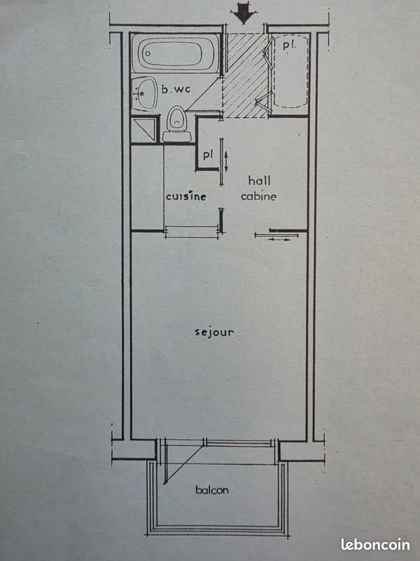 Appartement à vendre, 23m², Isola