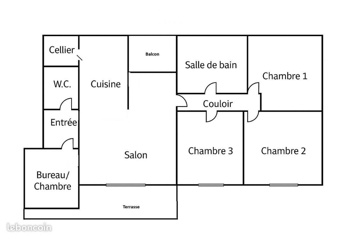 Appartement à louer, 100m², Dunkerque