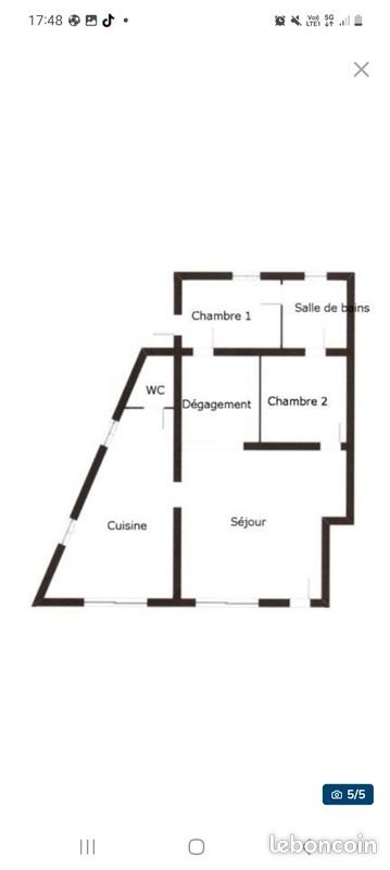 Appartement à vendre, 87m², Dole