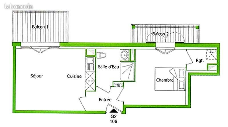 Appartement à vendre, 42m², La Teste-de-Buch